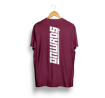 ONWRDS Vert Tee - Maroon