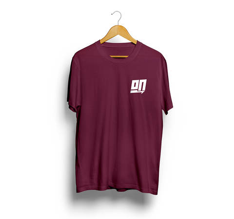 ONWRDS Vert Tee - Maroon